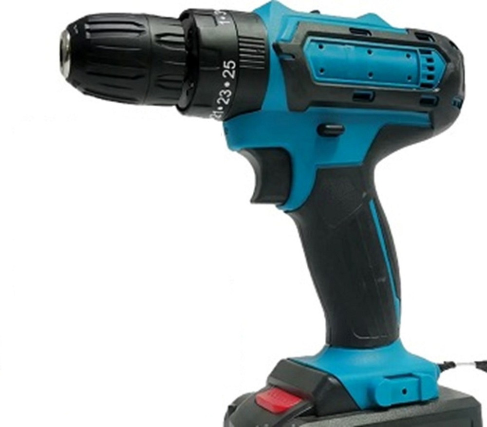 Акумуляторний шуруповерт Lithium 21V + 2 акумулятори + кейс + набір інструментів Київ - фото 2