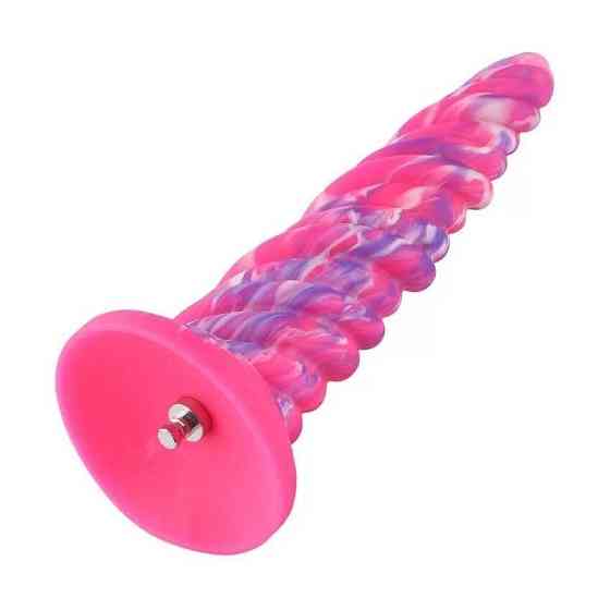 Фалоімітатор для секс-машин Hismith Awl Shape Silicone Dildo Monster Series, кріплення KlicLok Sex Aura Київ