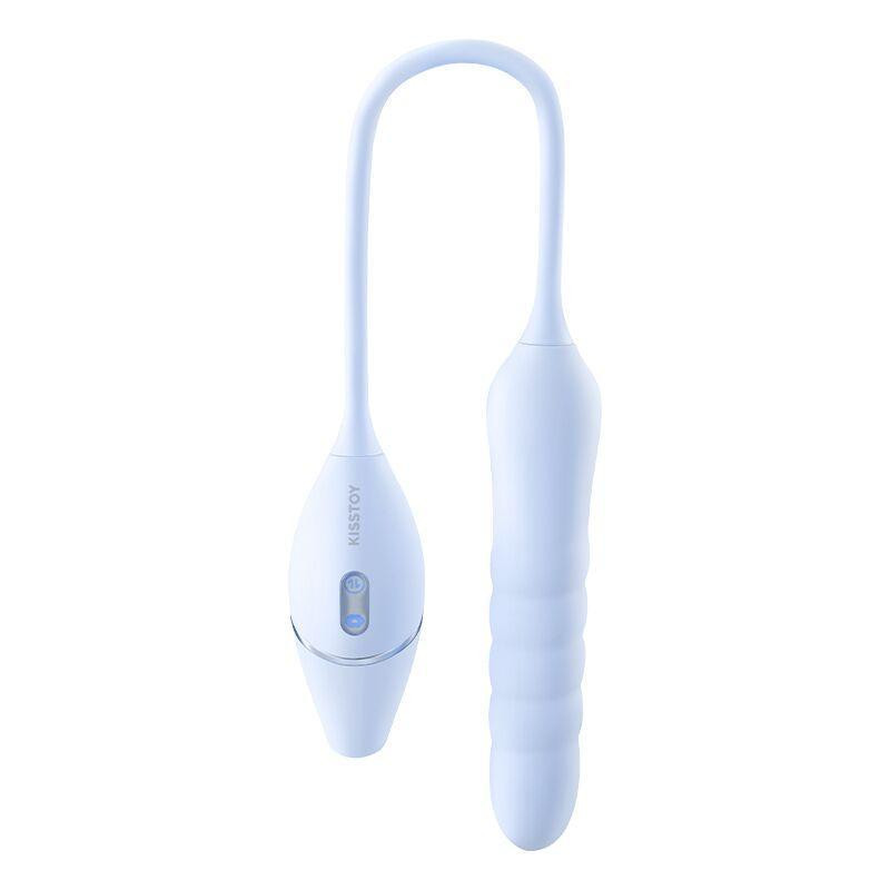Пульсатор з вакуумним стимулятором KISSTOY Cathy III Light Blue Sex Aura Київ - фото 1