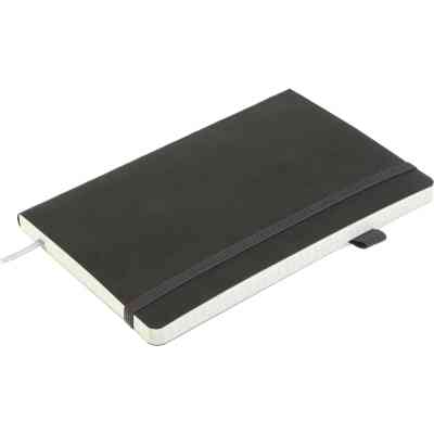 Книга записна Buromax Primo 125x195 мм 96 аркушів в клітинку обкладинка зі штучної шкіри Сіра (BM.291161-09) Вінниця