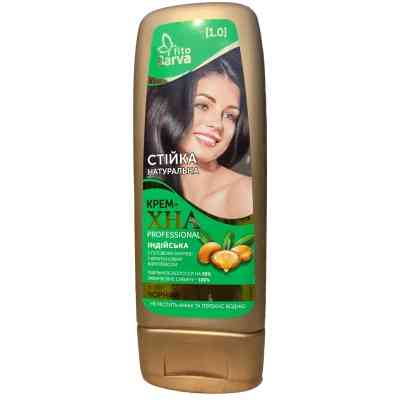 Хна Fito Barva Professional Індійська крем-хна в готовому вигляді 1.0 - Чорний 140 мл (4820098542239) Вінниця