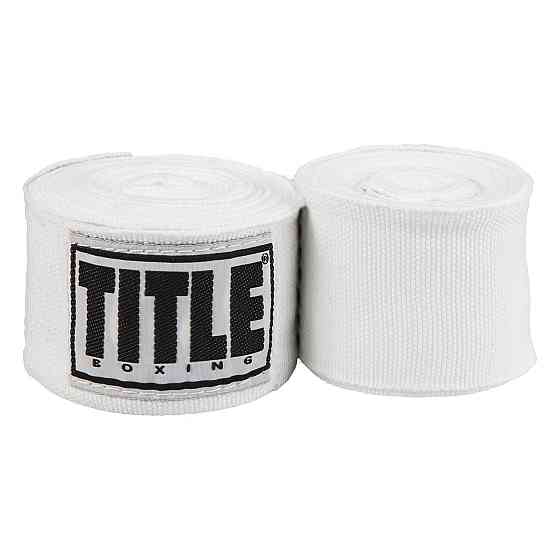 Бинти для боксу TITLE Boxing Select 180" Semi Elastic Mexican White (4.5м.) Каменское