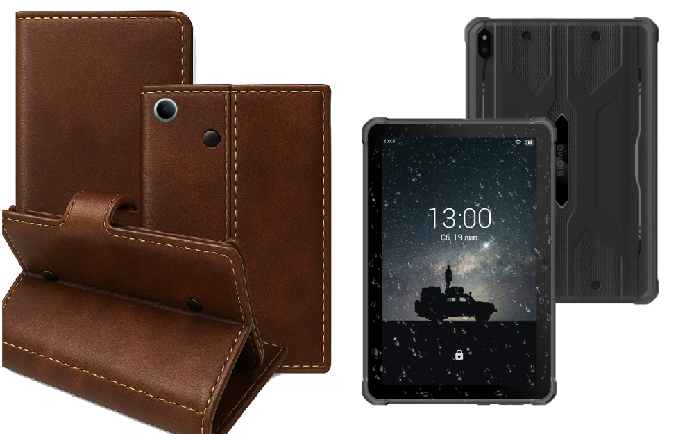 Книжка-трансформер для планшета Sigma mobile Tab A1035 Basic, колір Black Buno-Red Київ - фото 1