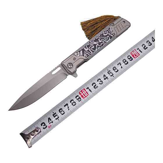 Ніж складний ChongMing CM139, 2146 Білий Дніпро