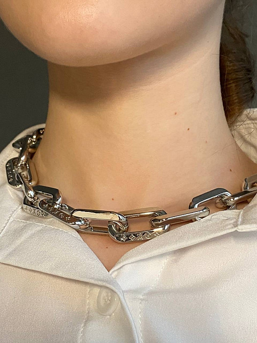 Підвіска Louis Vuitton ланцюг посріблення Одеса - фото 1