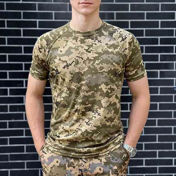 Мужская пиксельная футболка Pobedov Ergo Киев