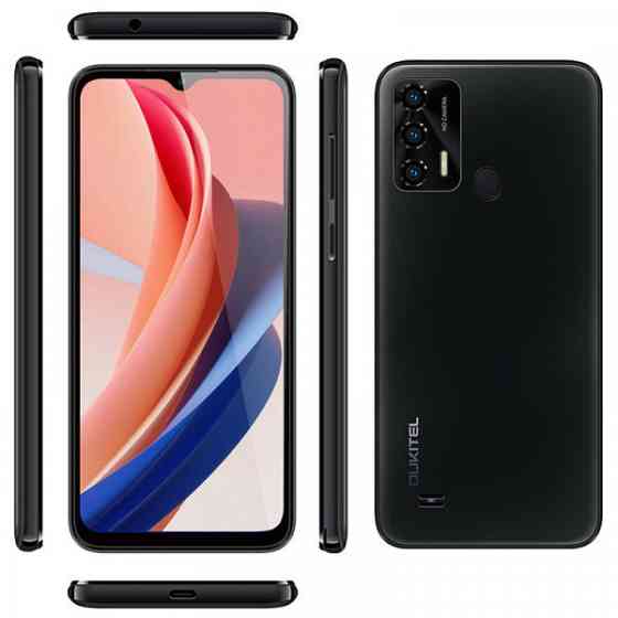 Смартфон Oukitel C31 Pro 6.5" HD+ /4 GB / 64 GB / MT6762 / 5150 mAh / 13+5 Мп / Black (6931940713016) Київ