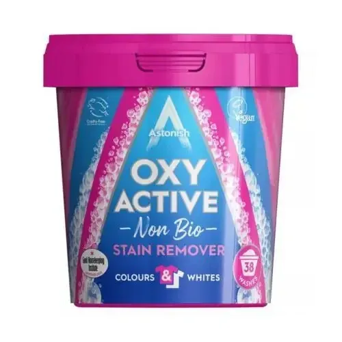 Кислородное средство Astonish Oxy Active Stain Remover для удаления сложных пятен  825 г Львов