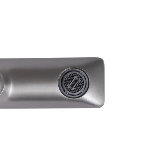 Змішувач для ванни Qtap Presto з душовим гарнітуром QTPRE259GRP45584 Graphite графіт Київ