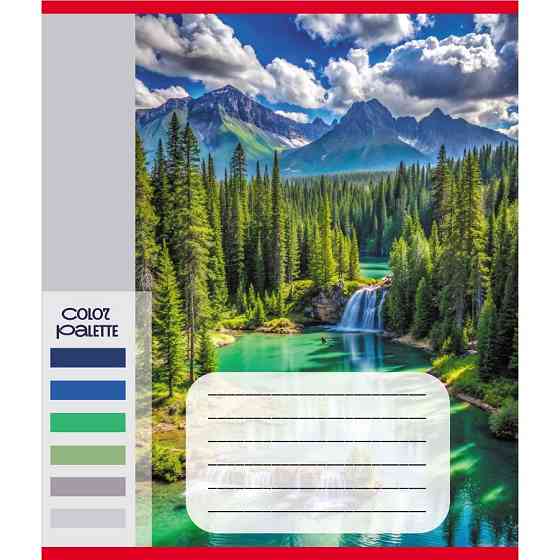 Зошит загальний "Кольори гір" 060-610093K-3 в клітинку, 60 аркушів Вінниця