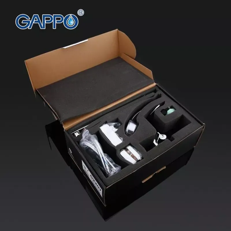 Змішувач для ванни GAPPO G2207 з душовим гарнітуром, хром Київ - фото 5