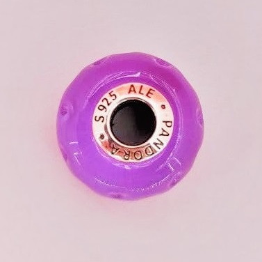 Серебряный Шарм  для браслетов Пандора  Фиолетовый МураноMasterSem Киев - изображение 1