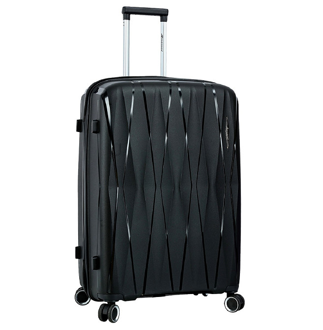 Валіза поліпропіленова MADISSON 51103 велика 77 см чорна Київ - фото 2