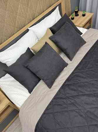 Покрывало стеганое Decorator Sparta Diamond ромб 220х240 см темно-серый (85-053) Киев