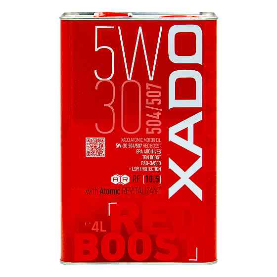 Моторное масло Xado Atomic Oil Red Boost 5W-30 4л Львов