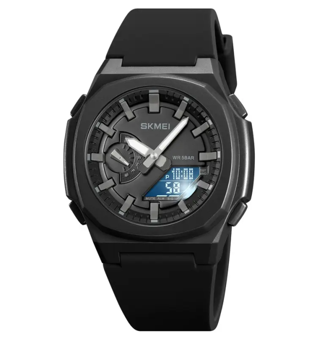 Часы мужские наручные Skmei 2091 (Черный с черным) Винница - изображение 4