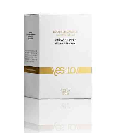 Свічка для масажу ЧАРУЮЧИЙ АРОМАТ, 120 г. YESforLOV (Франція) Sex Aura Київ