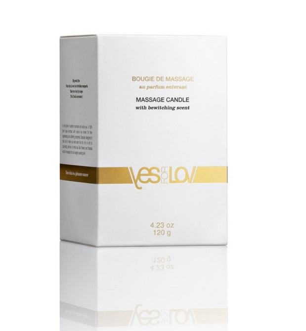 Свічка для масажу ЧАРУЮЧИЙ АРОМАТ, 120 г. YESforLOV (Франція) Sex Aura Київ - фото 2