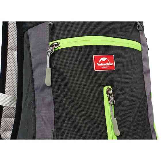 Велорюкзак с чехлом для шлема Naturehike 15 л sky blue NH15C001-B, голубой Киев