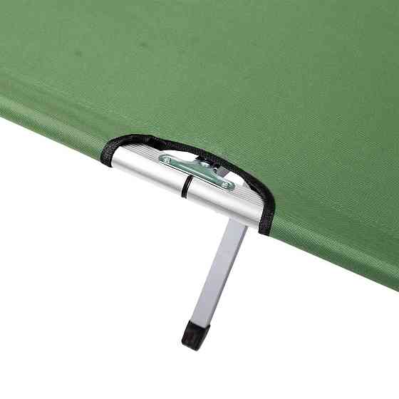 Туристичний розкладний лежак зелений 190x70 см SJ-0021 Київ