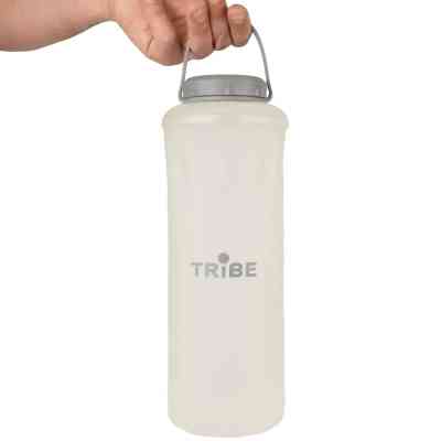 Пляшка для води Tribe Soft Bottle 1,5 л TPU м&apos;яка crystal-white (T-FE-0024-crystal-white) Вінниця