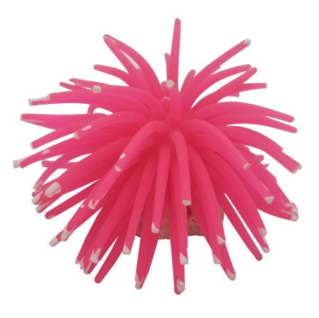 Декор для акваріума Морський їжак 7 см рожевий Київ - фото 2