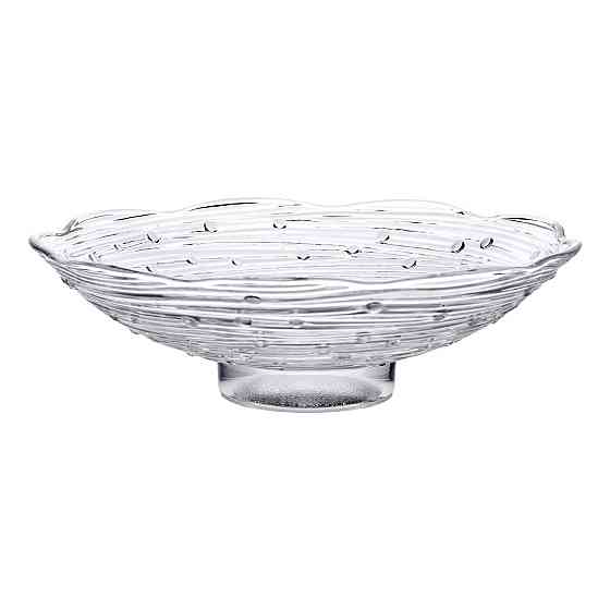 Стеклянная фруктовница 