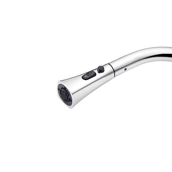 Смеситель для кухни с выдвижным изливом Kroner KRP Makon - C030-T хром Киев