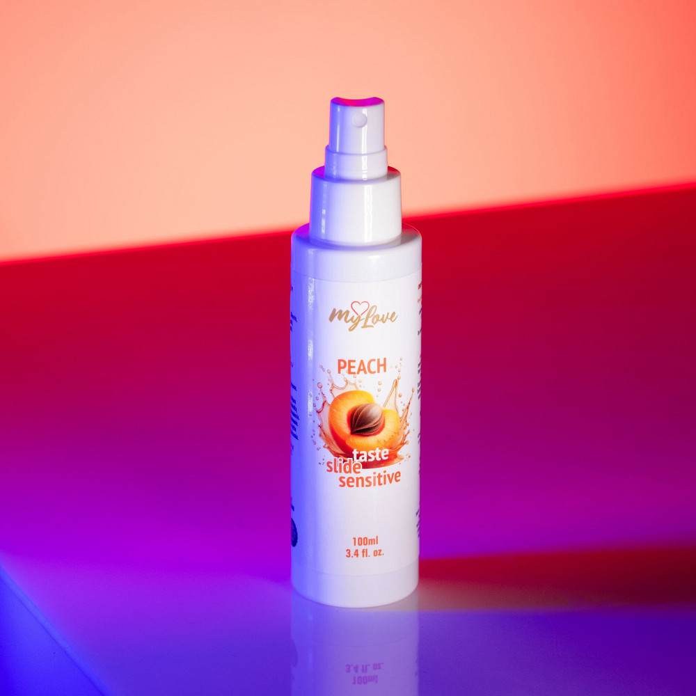 Інтимний лубрикант MyLove Taste-slide sensitive-peach 100 ml Sex Aura Київ - фото 6
