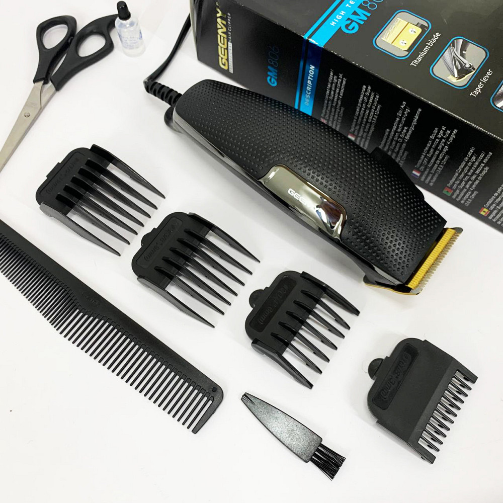 Машинка для стрижки волосся з регульованою довжиною Gemei, Профі машинка для стрижки волосся CT-83 Івано-Франківськ - фото 5