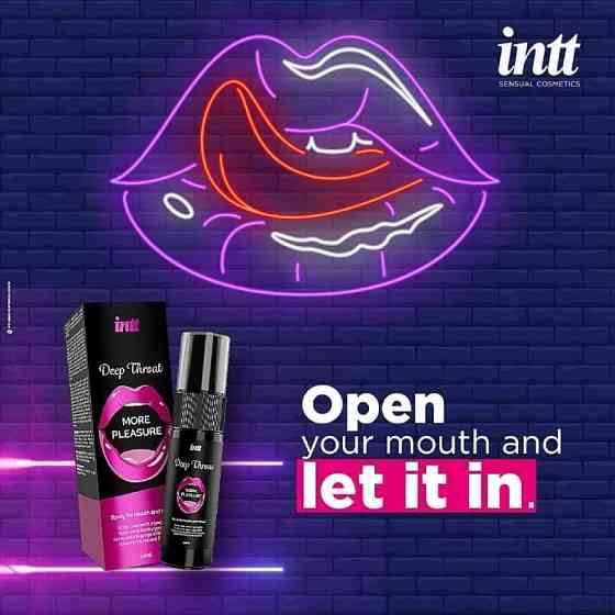 Спрей для оральных ласк Intt Deep Throat освежающая мята Sex Aura Киев