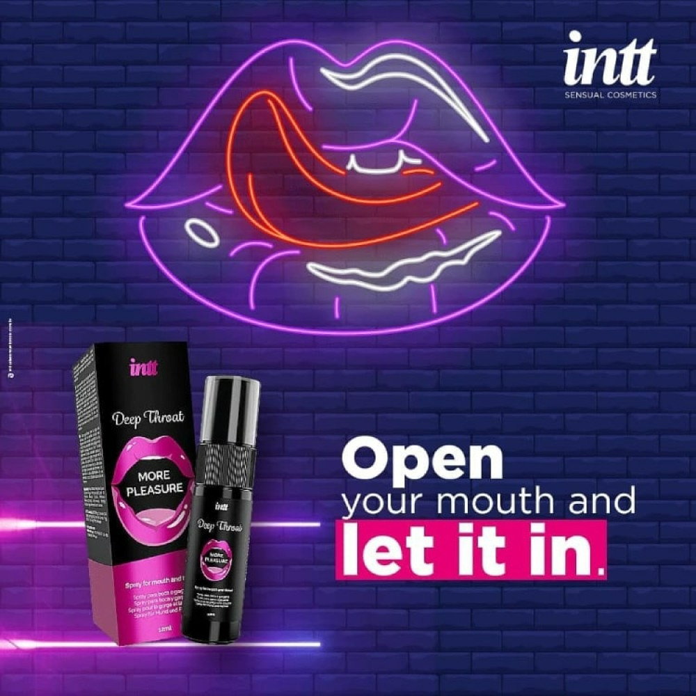 Спрей для оральных ласк Intt Deep Throat освежающая мята Sex Aura Киев - изображение 6