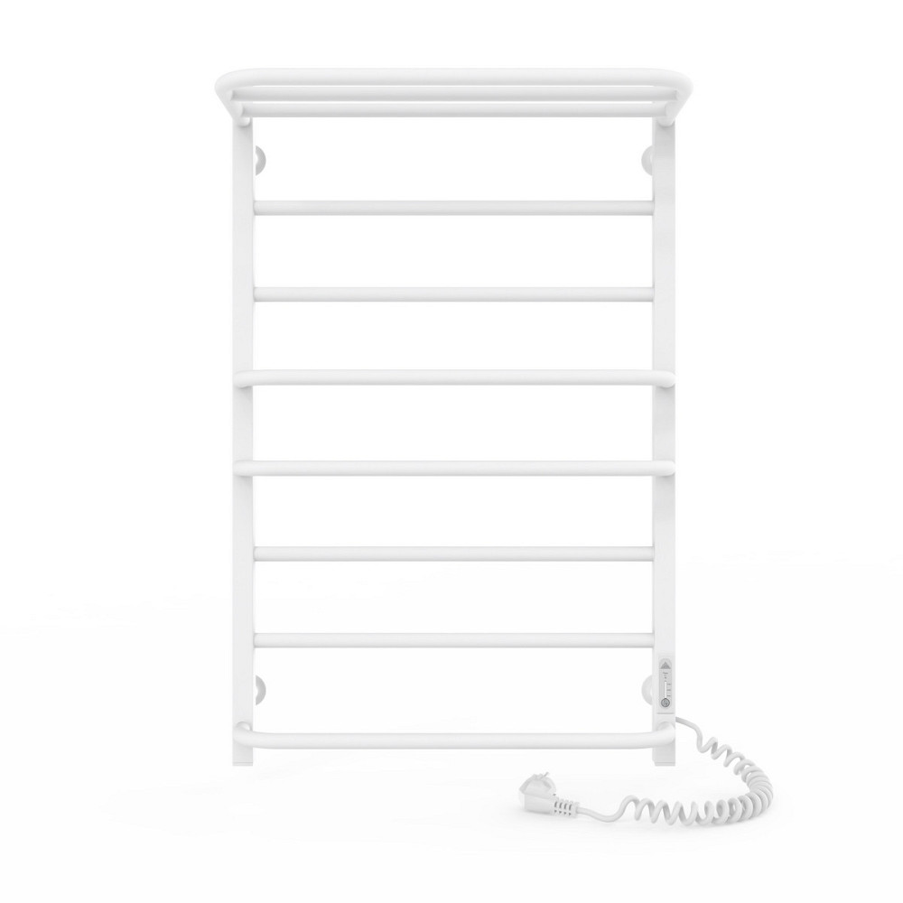 Електрична рушникосушка Laris Зебра Комфорт ЧФ8 500Х800 Е з полицею, біла R3 Київ - фото 3