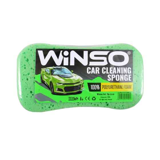 Губка для миття авто Winso з великими порами 220х120х60мм Львів