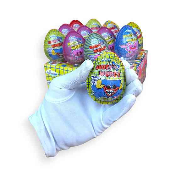 Упаковка яєць із сюрпризом Huggy Wuggy 12 шт. — іграшки-сюрпризи для дітей у яскравому пакованні Харків