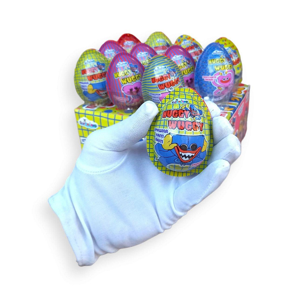 Упаковка яєць із сюрпризом Huggy Wuggy 12 шт. — іграшки-сюрпризи для дітей у яскравому пакованні Харків - фото 2