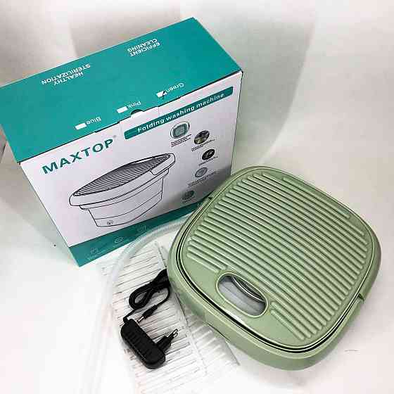 Портативная стиралка ведро MAXTOP, Стиральная машинка маленькая переносная, Стиральная машина VI-730 для дачи Киев