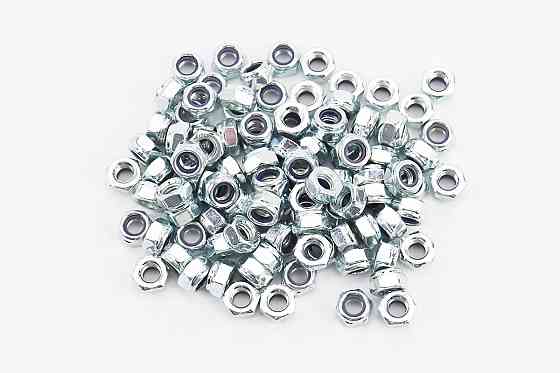 Гайка М6x1 самостоп 6 цб DIN985, к-кт 100шт Київ