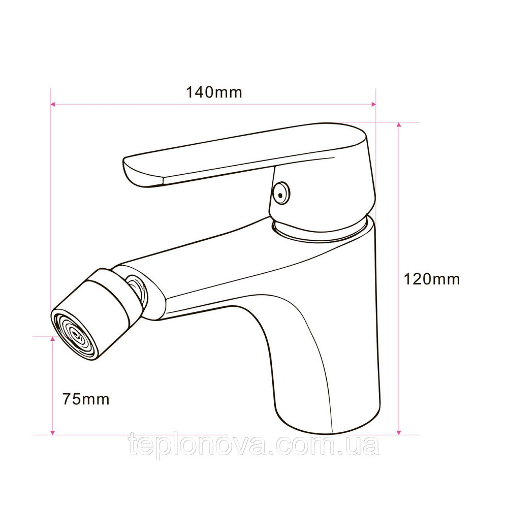 Смеситель для биде Globus Lux Laguna GLA-0106 Черновцы - изображение 2