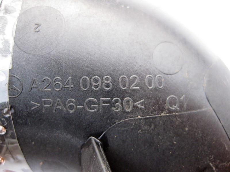 Mercedes-Benz  A2640980200 Пластикове коліно від інтеркулера до дросельної заслінки двигуна M264 R4 1.5л C-Class W205 E-Class W213 C238 S-Class W222 C Одеса - фото 3