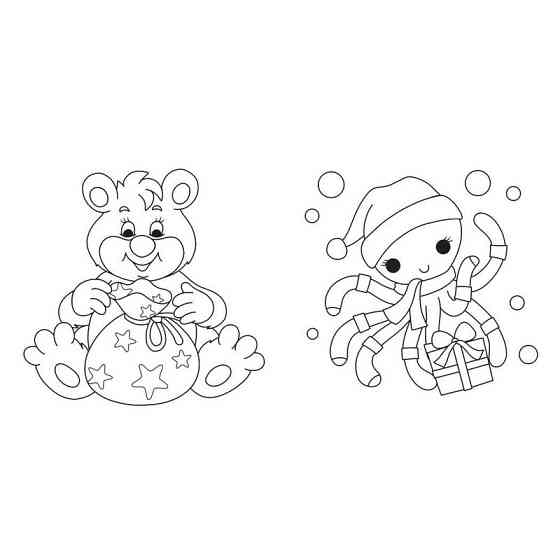 Розмальовка дитяча "Подарунки" 1806005, 12 сторінок Вінниця