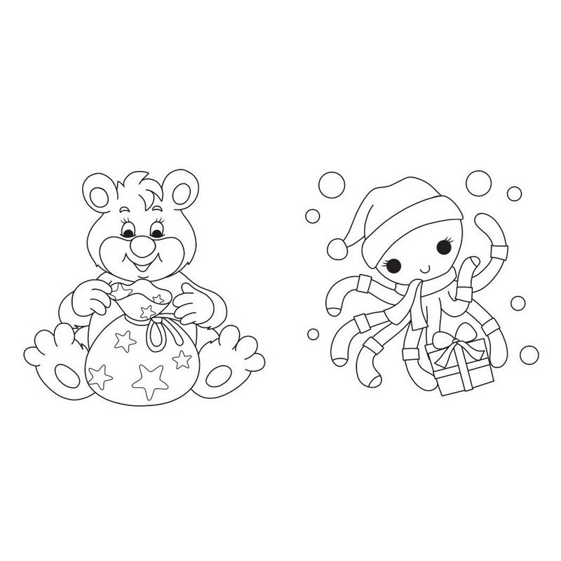 Розмальовка дитяча "Подарунки" 1806005, 12 сторінок Вінниця - фото 3