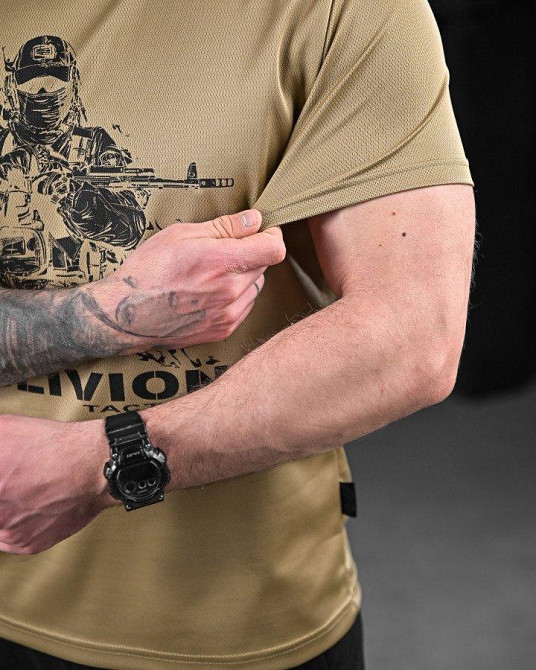 Тактическая потоотводящая футболка OBLIVION  soldier coyot ДЛ7161 Одесса - изображение 4