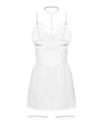 Бебі-долл Obsessive Arrowel White chemise L/XL Sex Aura Київ