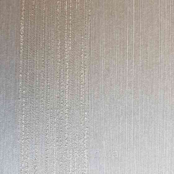 Текстильні шпалери на флізеліновій основі Cador Rasch Textil 086064 смуги бежеві капучіно мокко золоті Київ