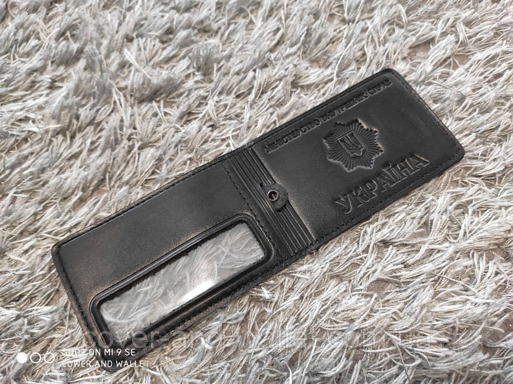 Шкіряна обкладинка МВС (Міністерство внутрішніх справ) горизонтального типу Київ - фото 4