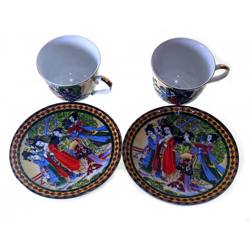 Сервиз фарфоровый на 2 персоны Девушки Киев - изображение 2