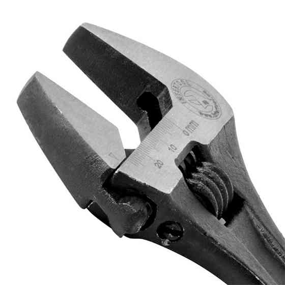 Розвідний ключ 200 мм INTERTOOL XT-0058, Cr-V, чорний - Інструмент, що працює на результат Львів