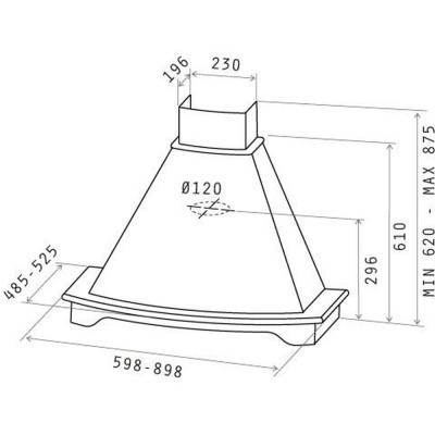 Вытяжка кухонная Elica CORALINE WH/A/90 T.GREZZO Винница - изображение 7