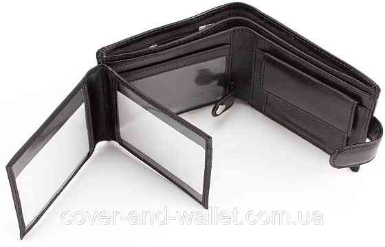 Шкіряний чоловічий портмоне з гладкої шкіри ST B 102 Leather Київ